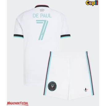Inter Miami Rodrigo De Paul #7 Echipament de Fotbal Replică 2026-27 Copii Treilea (+ Șorturi)